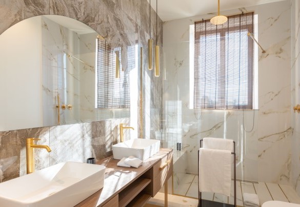 Bagno ensuite con doccia n. 3 - Villa Ingrid