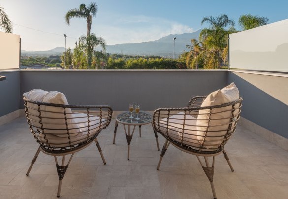 Il balcone della camera matrimoniale n. 1 - Villa Ingrid