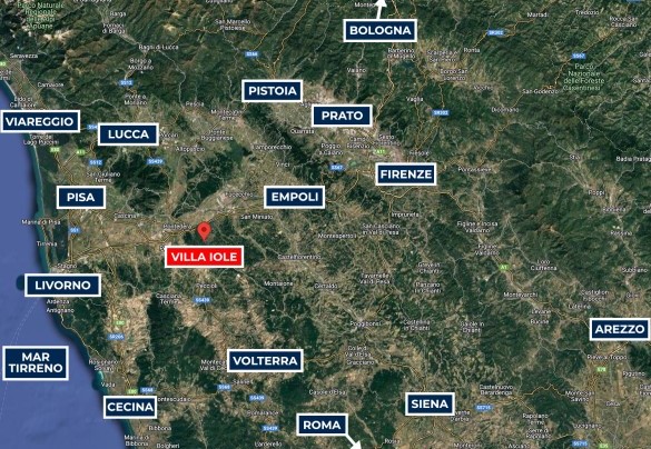 Villa Iole - Map