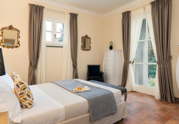 The double bedroom no. 1 (unit 1) on the ground floor – Villa Iole