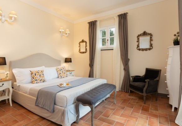 The double bedroom no. 1 (unit 1) on the ground floor – Villa Iole