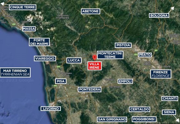 Villa Irene - Mappa