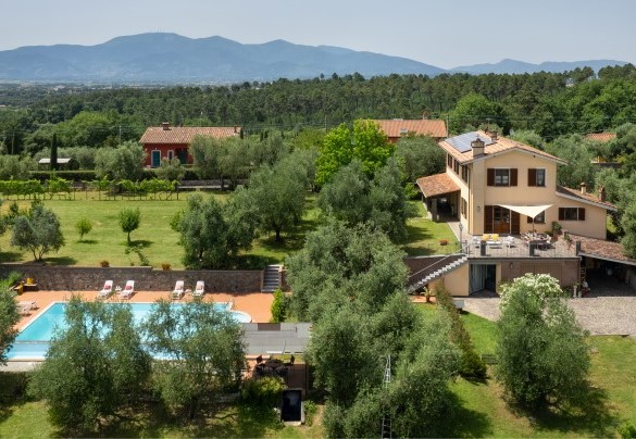 La proprietà vista dall'alto - Villa Irene  