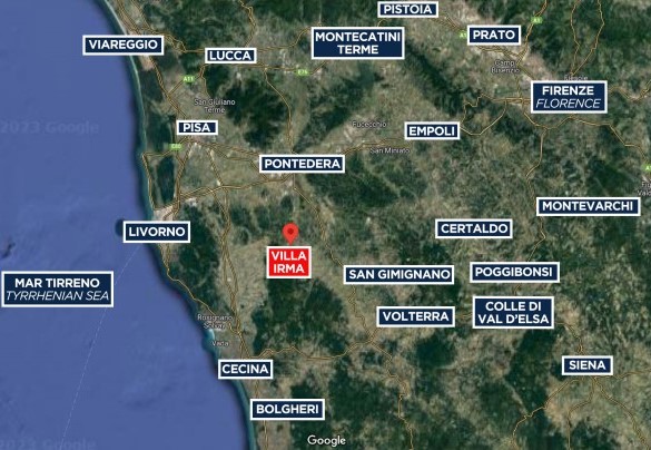 Villa Irma - Map