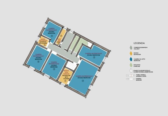 First Floor - Villa Irma