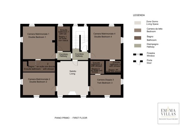 Villa Iside - First Floor