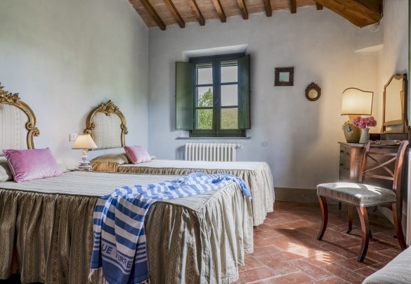 Twin bedroom n.3 on the first floor - Villa Iside  