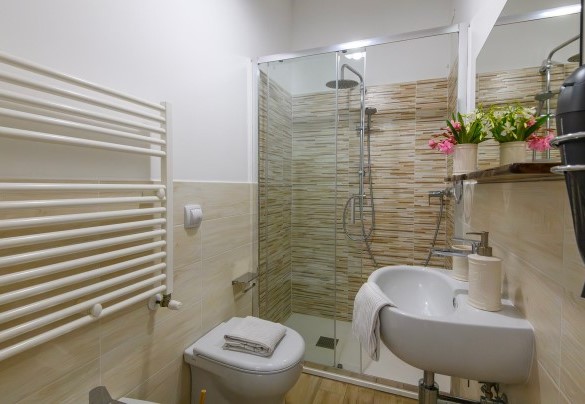 En-suite bathroom with shower No. 2 - Villa Isola