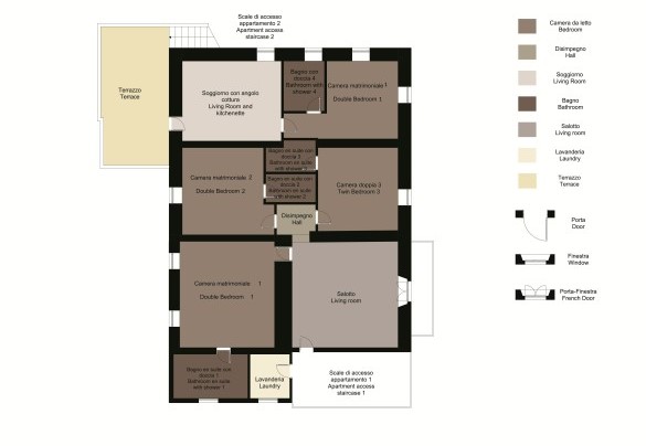 Villa Isola - First floor