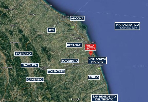 Villa Isotta - Map