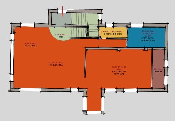 Villa Isotta - Ground Floor