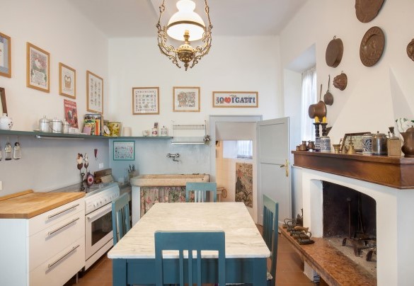 Cucina 1 - Ala Destra a pianoterra	- Villa l'Oleandra