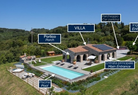 Property Plan - Villa la Casina 