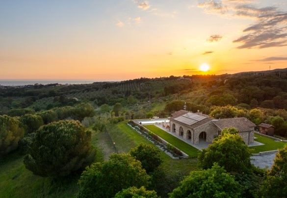 The villa surrounded by Mediterranean scrub, maritime pines and olive trees - Villa La Casina