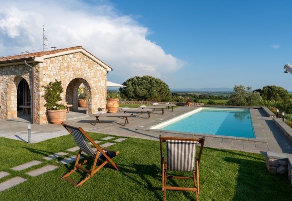 Enchanted corners around the swimming pool  - Villa La Casina