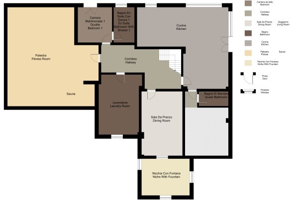 Villa La Cicaliera - Ground floor