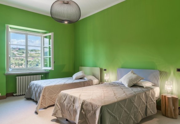 Twin bedroom with joinable beds no.4 on the second floor - Villa La Cicaliera