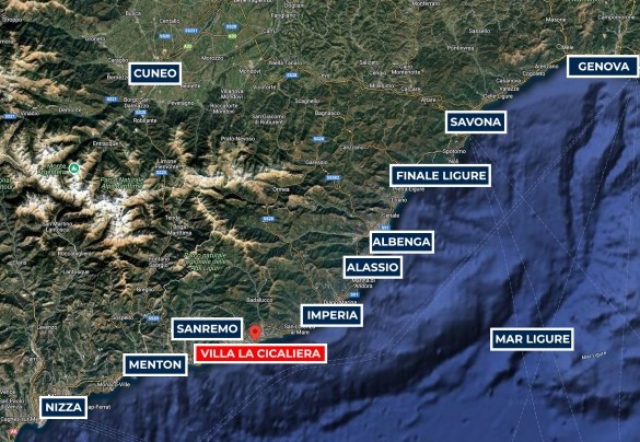 Villa La Cicaliera - Map