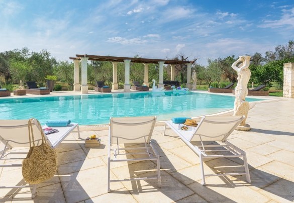 La suggestiva piscina – Villa La Dolce Vita