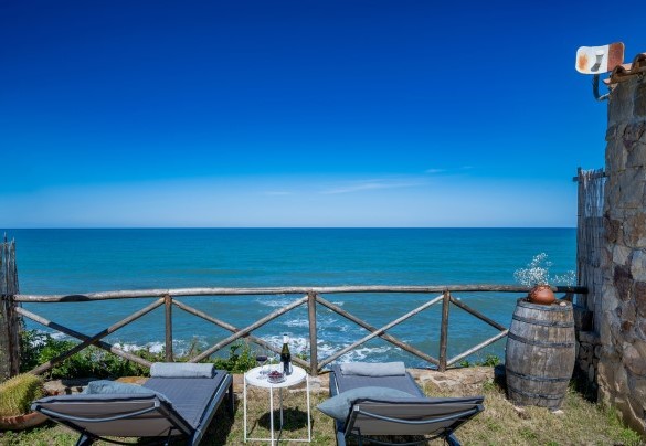 Il terrazzo con vista mare - Villa La Giara