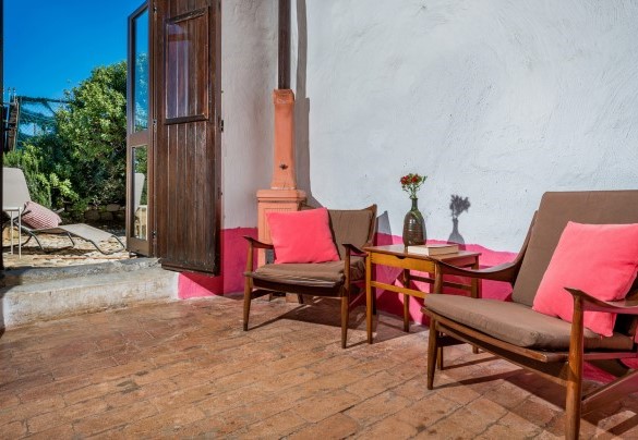 La zona salotto - Villa La Giara