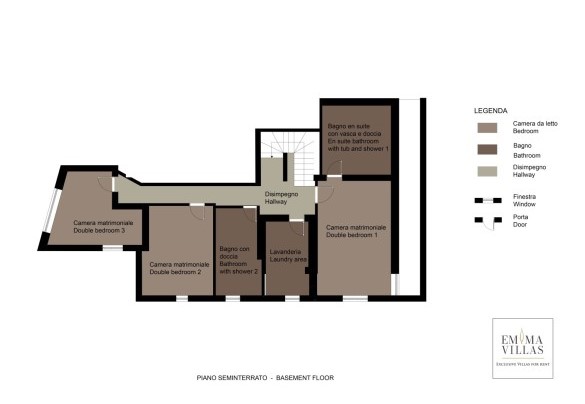 Villa La Maddalena - Lower ground floor