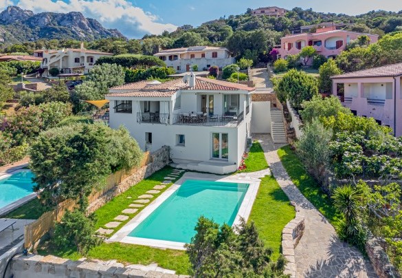 Panoramic view of the villa – Villa La Maddalena