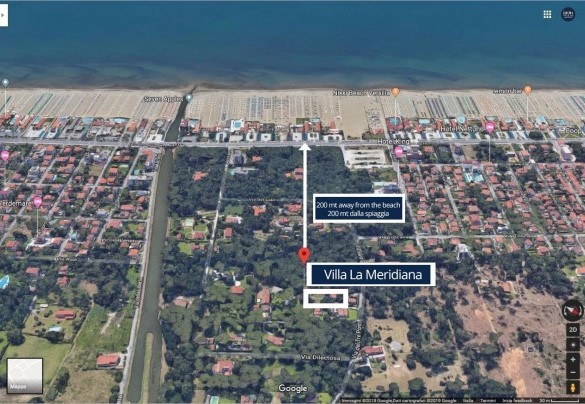 Distance from the Sea - Villa La Meridiana