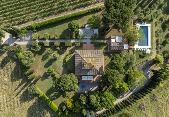 Vista panoramica della proprietà - La Monarca