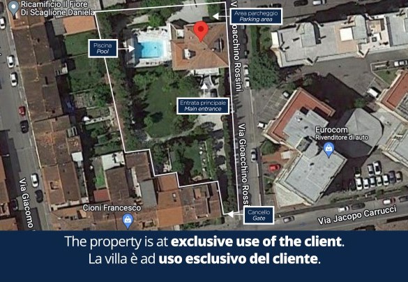 Villa La Perla Bianca - Property Plan 