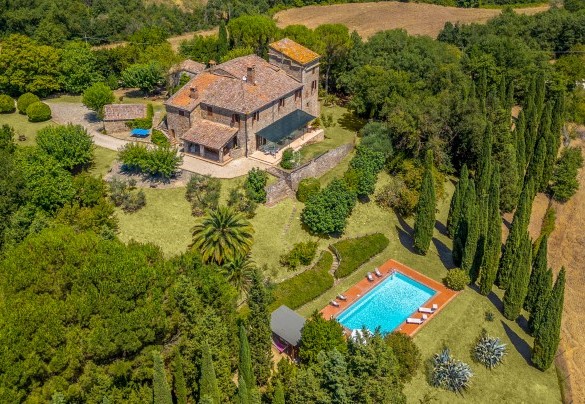 The property with swimming pool for exclusive use - Villa La Pizzichina