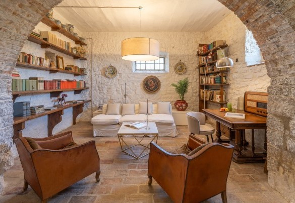 Open plan with living on the ground floor - Villa La Pizzichina