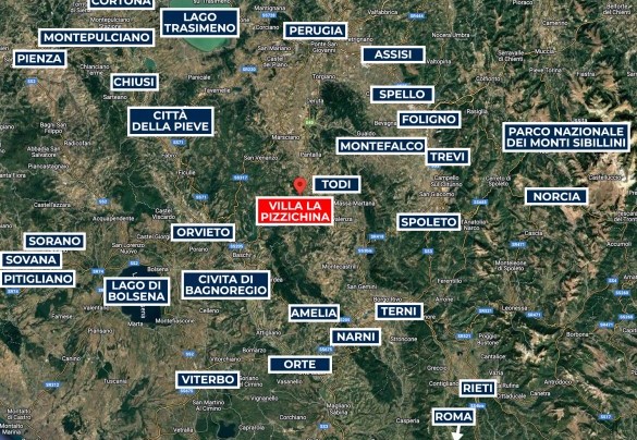 Villa La Pizzichina - Map