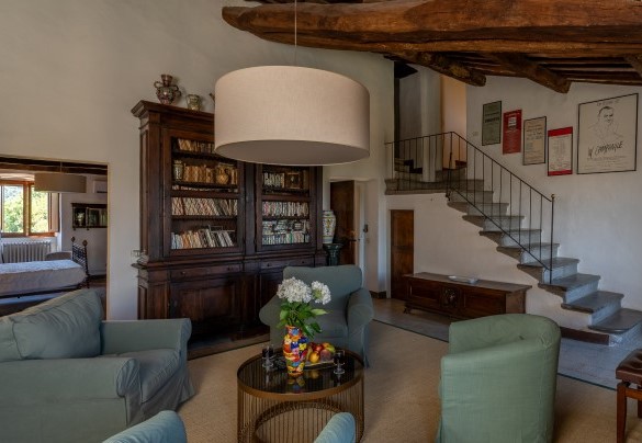 Living room on the first floor - Villa La Pizzichina