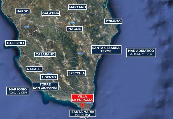 Villa La Pupazza - Mappa