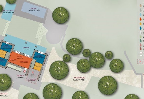 Villa La Pupazza - Property Plan