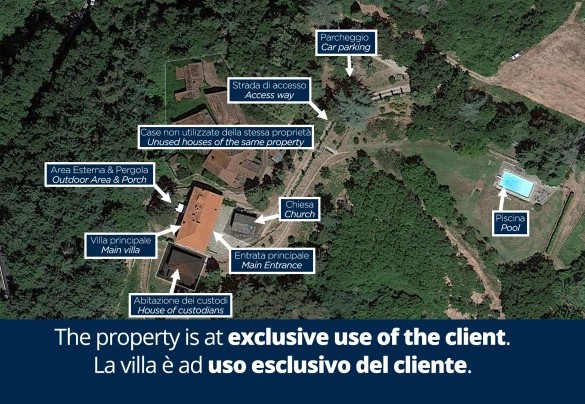 Villa la Rassinata - Mappa