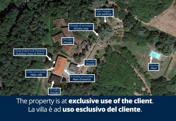 Villa La Rassinata - Property Plan
