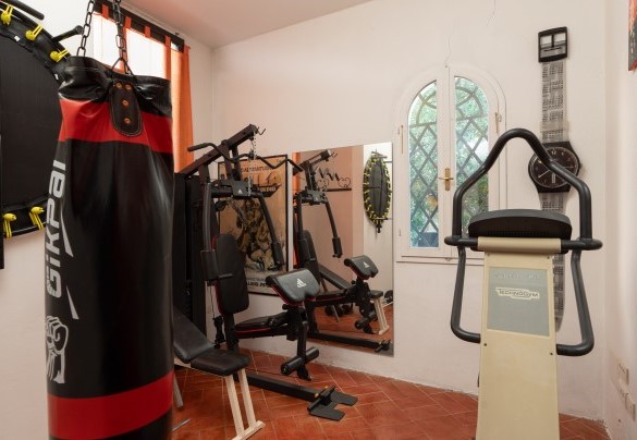 La zona fitness nell'annesso - Villa Laguna