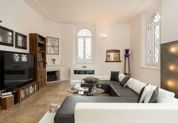 La zona living - Villa Laguna