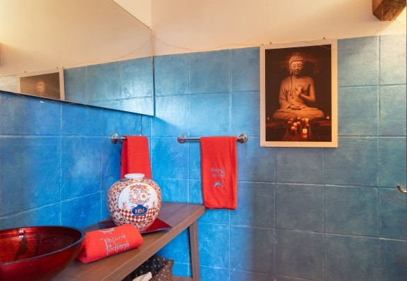Bagno en suite con doccia n. 5 nell'annesso - Villa Laguna