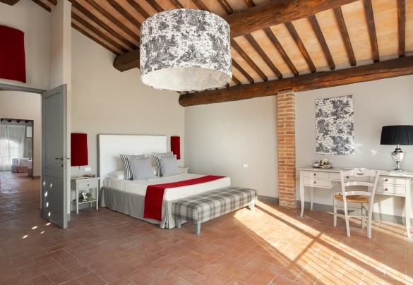 Double bedroom no. 15 (unit 7, first floor) - Villa Le Beringhe