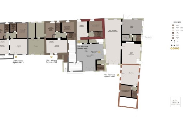 Ground Floor - Villa Le Beringhe