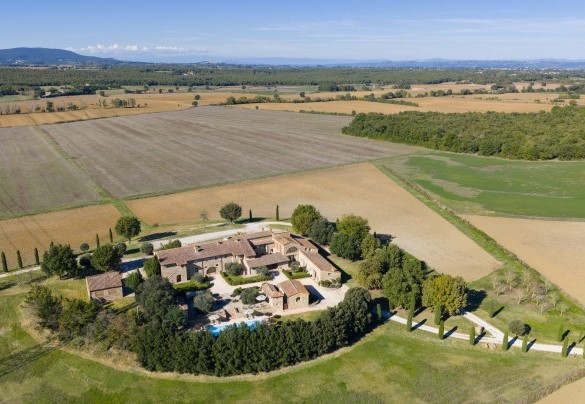 The property is part of a working farm - Villa Le Beringhe