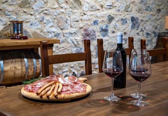 The Wine Cellar for On-Site Tastings – Villa Le Beringhe