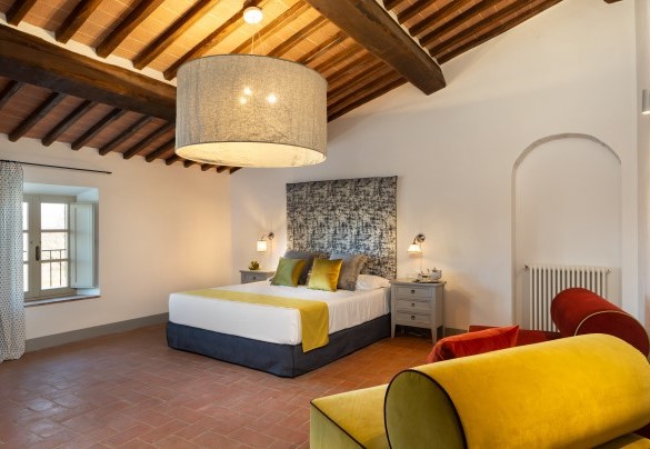 Double bedroom no. 12 (unit 6, first floor) - Villa Le Beringhe