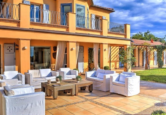 Outdoor relaxation area - Villa le Cave 
