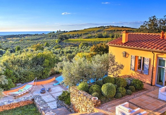 Garden around the villa - Villa le Cave 