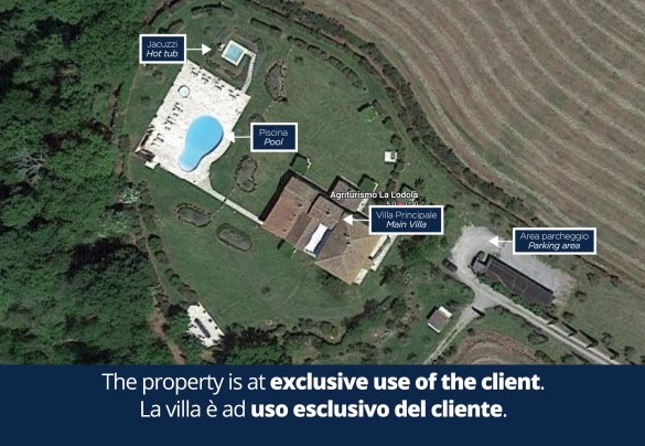 Villa Le Chiarne - Property Plan 