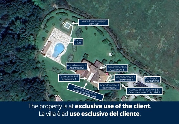 Villa Le Chiarne - Property Plan